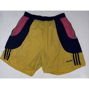 Palace X Adidas shorts rare men’s XL yellow navy